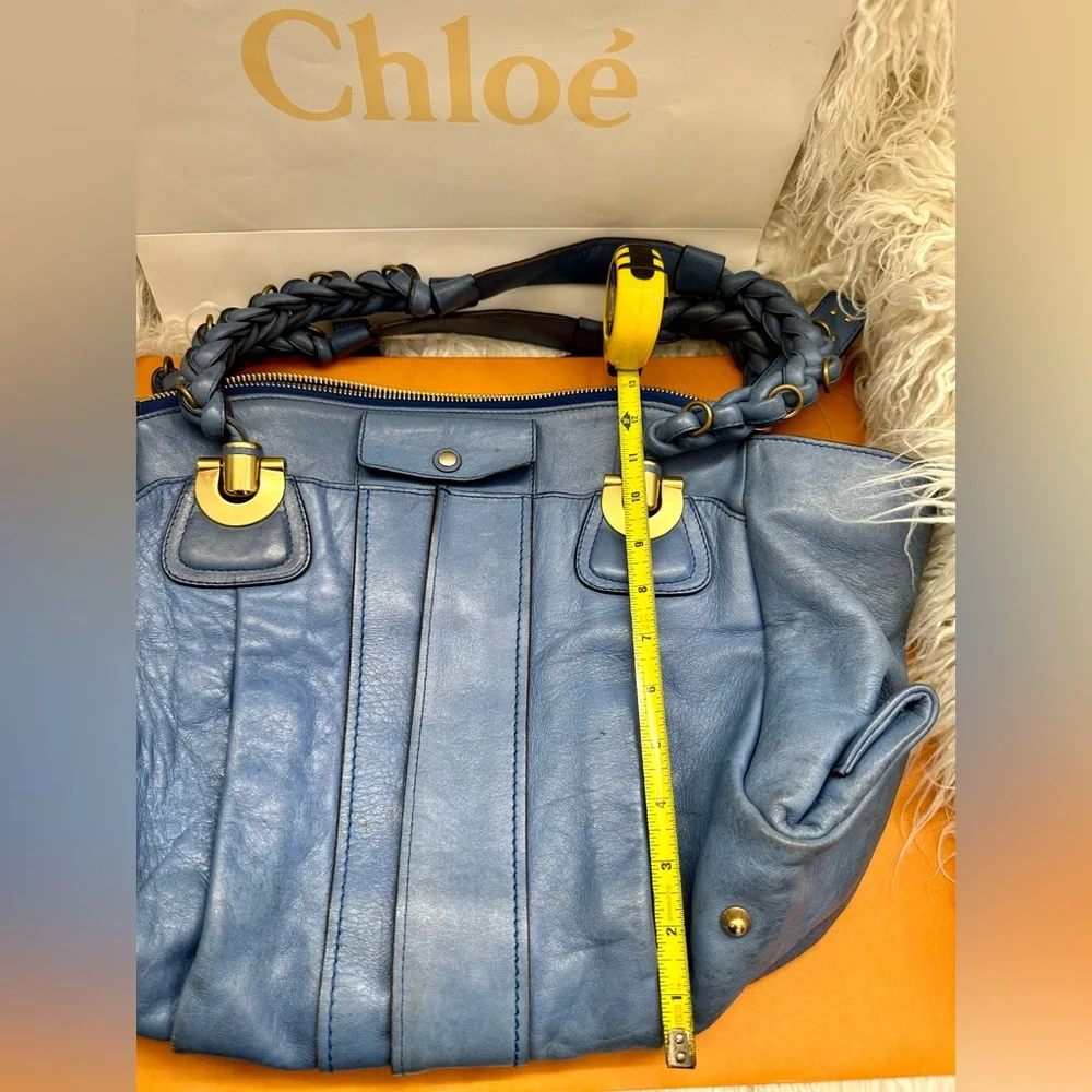 CHLOÉ HELOISE RARE BLUE BAG - Picture 2 of 14